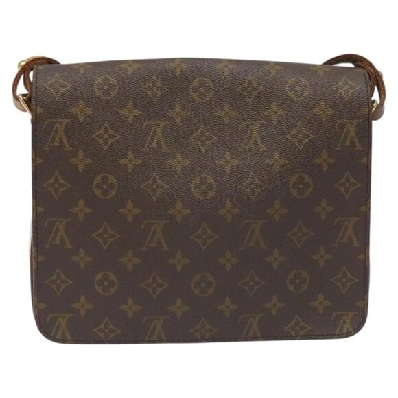 LOUIS VUITTON Monogram Cartouchiere GM Shoulder Bag Vintage M51252 Auth 129350 - Picture 2 of 15